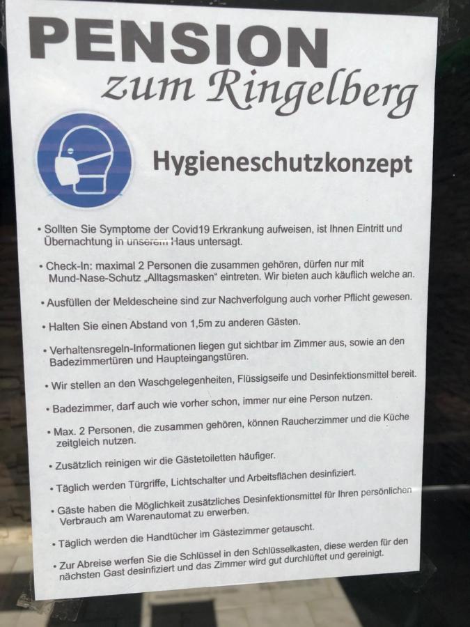 Pension Zum Ringelberg Érfurt Exterior foto